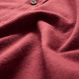 STRATTON FLANNEL BUTTON-DOWN SHIRT - SUNDRIED TOMATO