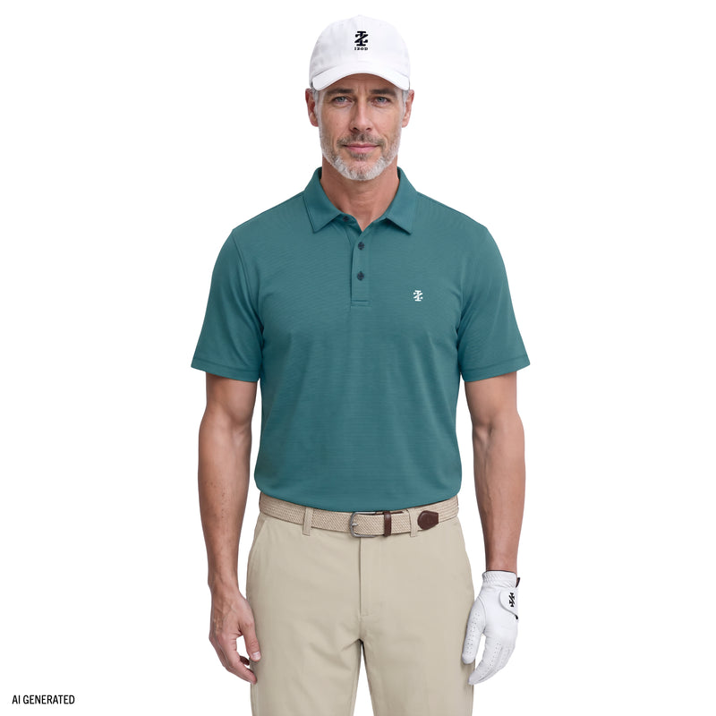 Golf Swingflex Elite Mesh Short Sleeve Polo - Mediterranea – IZOD