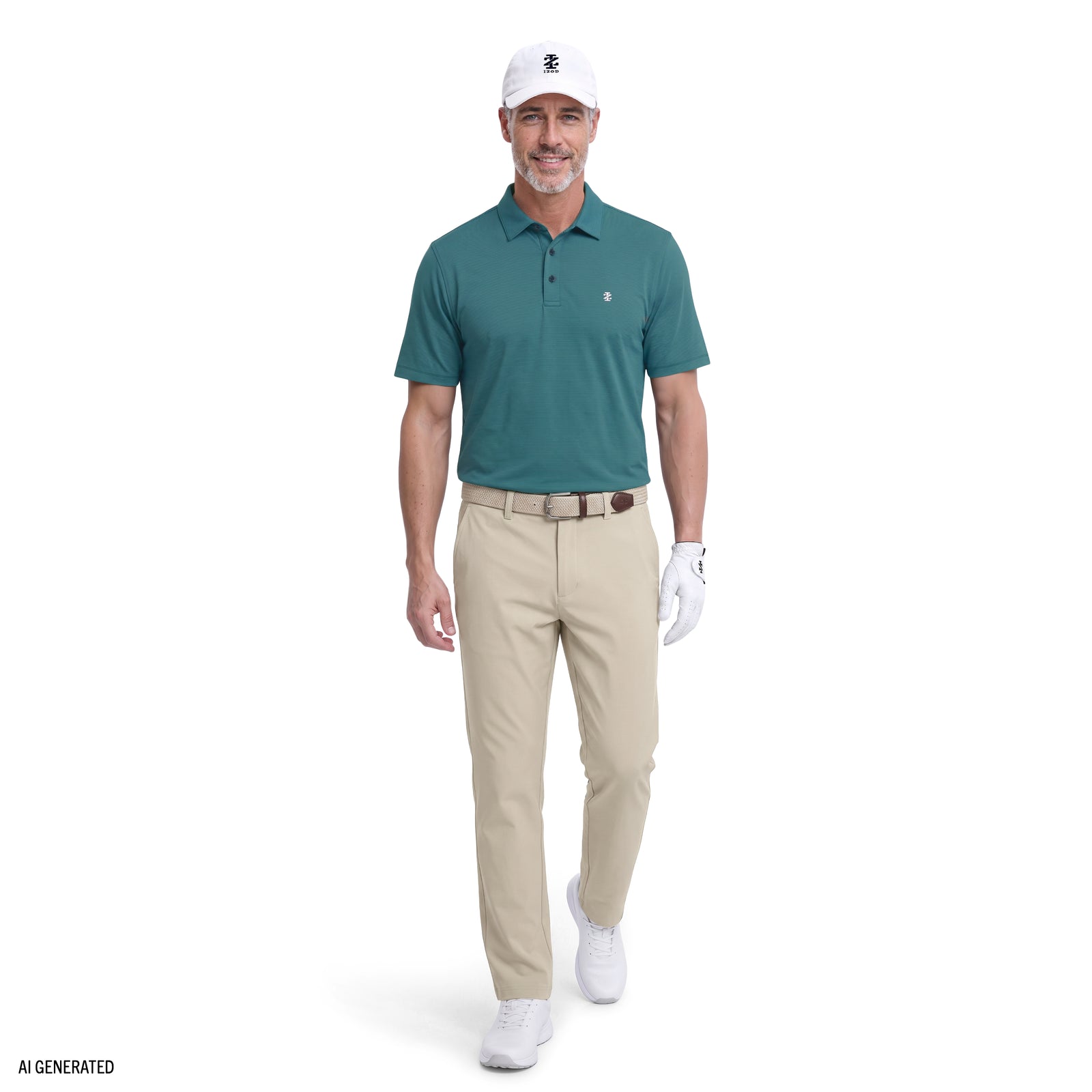 Golf Swingflex Elite Mesh Short Sleeve Polo - Mediterranea – IZOD