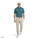 GOLF SWINGFLEX ELITE MESH SHORT SLEEVE POLO - MEDITERRANEA