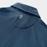 GOLF SWINGFLEX ELITE MESH SHORT SLEEVE POLO - SARGASSO SEA