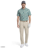 GOLF SWINGFLEX ELITE SHORT SLEEVE POLO - EGRET