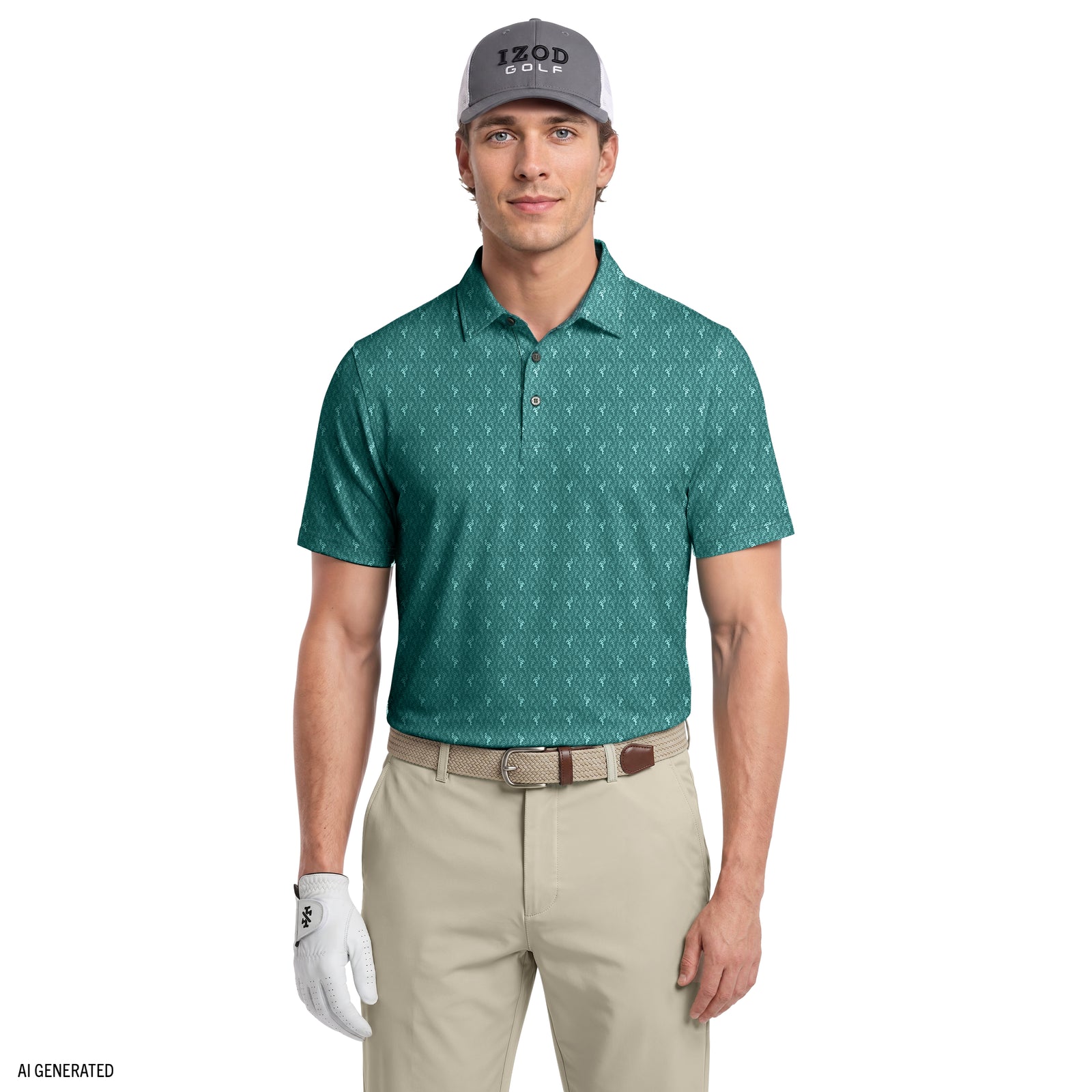 Golf Swingflex Elite Short Sleeve Polo - Mediterranea – IZOD