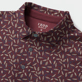 GOLF SWINGFLEX ELITE SHORT SLEEVE POLO - ZINFANDEL