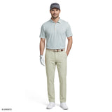 GOLF SWINGFLEX ELITE SHORT SLEEVE POLO - EGRET