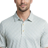 GOLF SWINGFLEX ELITE SHORT SLEEVE POLO - EGRET