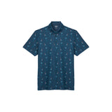 GOLF SWINGFLEX ELITE SHORT SLEEVE POLO - SARGASSO SEA