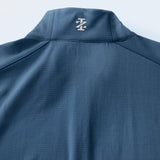 BIG & TALL GOLF SWINGFLEX MESH QUARTER-ZIP - SARGASSO SEA
