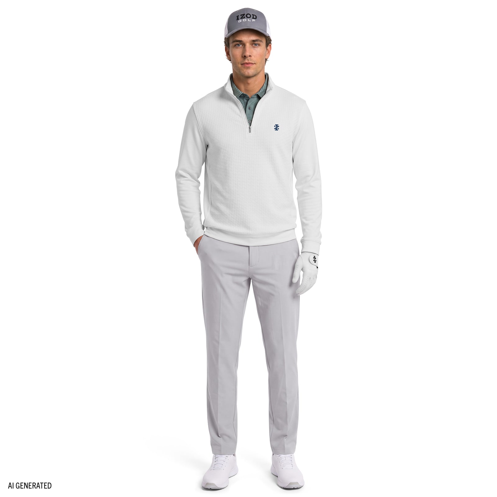 Golf Hydrashield Quarter Zip - Harbor Mist – IZOD