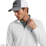 GOLF HYDRASHIELD QUARTER-ZIP - HARBOR MIST