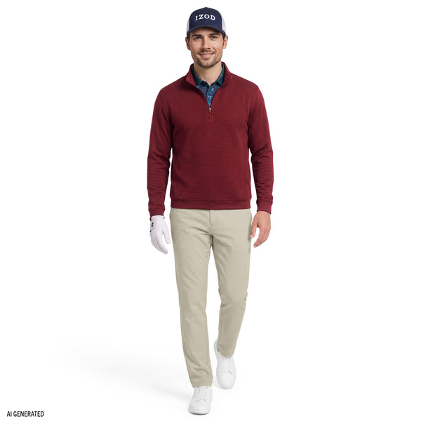 Golf Hydrashield Quarter Zip - Zinfandel – IZOD