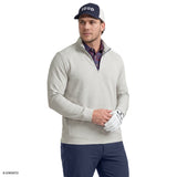 BIG & TALL GOLF HYDRASHIELD QUARTER-ZIP - HARBOR MIST