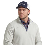 BIG & TALL GOLF HYDRASHIELD QUARTER-ZIP - HARBOR MIST