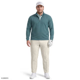 BIG & TALL GOLF HYDRASHIELD QUARTER-ZIP - MEDITERRANEA