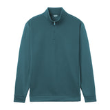 BIG & TALL GOLF HYDRASHIELD QUARTER-ZIP - MEDITERRANEA