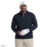 BIG & TALL GOLF HYDRASHIELD QUARTER-ZIP - NAVY BLAZER