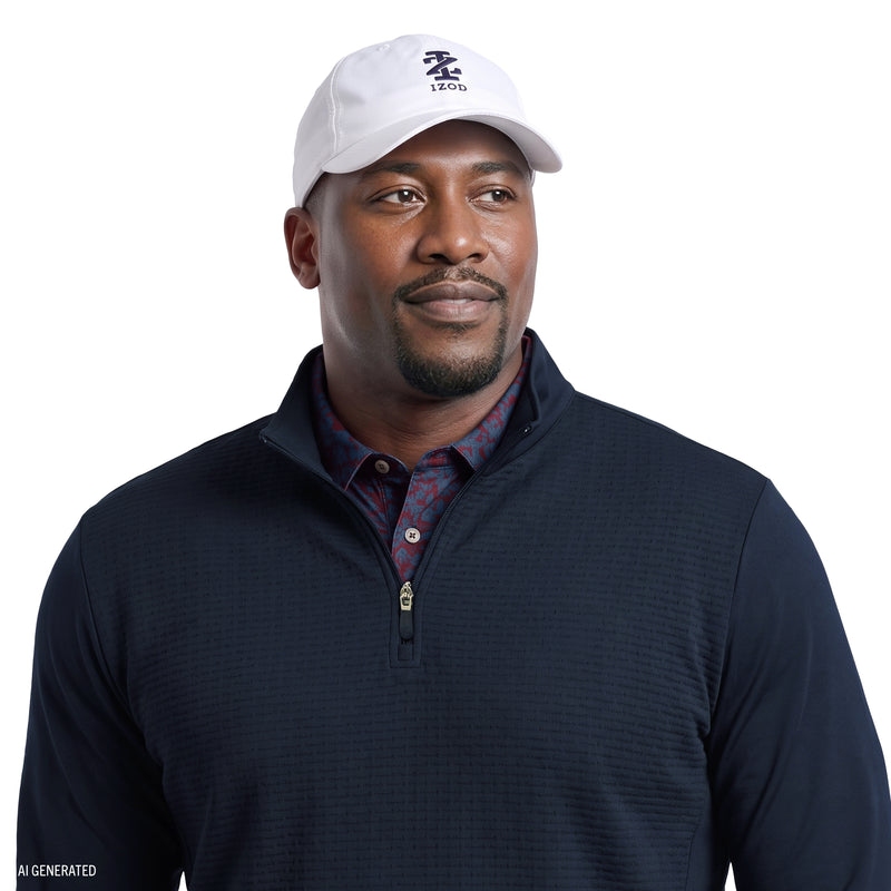 メンズウェア Local GOLF Wide Easy TAILORED JACKET Big & Tall Golf Hydrashield Quarter Zip - Navy Blazer – IZOD