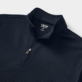 BIG & TALL GOLF HYDRASHIELD QUARTER-ZIP - NAVY BLAZER