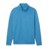 BIG & TALL GOLF HYDRASHIELD QUARTER-ZIP - LICHEN BLUE