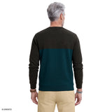 ADVANTAGE PERFORMANCE COLORBLOCK CREWNECK FLEECE  - BLACK