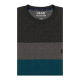 ADVANTAGE PERFORMANCE COLORBLOCK CREWNECK FLEECE  - BLACK