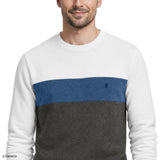ADVANTAGE PERFORMANCE COLORBLOCK CREWNECK FLEECE  - BRIGHT WHITE