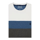 ADVANTAGE PERFORMANCE COLORBLOCK CREWNECK FLEECE  - BRIGHT WHITE