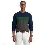 ADVANTAGE PERFORMANCE COLORBLOCK CREWNECK FLEECE - NAVY BLAZER