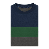 ADVANTAGE PERFORMANCE COLORBLOCK CREWNECK FLEECE - NAVY BLAZER