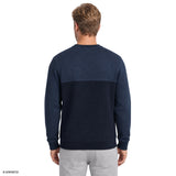 ADVANTAGE PERFORMANCE COLORBLOCK CREWNECK FLEECE  - TRUE NAVY