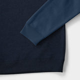 ADVANTAGE PERFORMANCE COLORBLOCK CREWNECK FLEECE  - TRUE NAVY