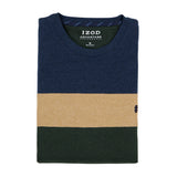 ADVANTAGE PERFORMANCE COLORBLOCK CREWNECK FLEECE  - DARK GREEN