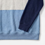 ADVANTAGE PERFORMANCE COLORBLOCK QUARTER ZIP FLEECE - NAVY BLAZER