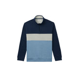 ADVANTAGE PERFORMANCE COLORBLOCK QUARTER ZIP FLEECE - NAVY BLAZER