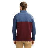 ADVANTAGE PERFORMANCE COLORBLOCK QUARTER ZIP FLEECE - TRUE NAVY