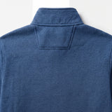 ADVANTAGE PERFORMANCE COLORBLOCK QUARTER ZIP FLEECE - TRUE NAVY