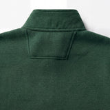 ADVANTAGE PERFORMANCE COLORBLOCK QUARTER ZIP FLEECE - DARK GREEN