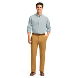 PERFORMANCE COMFORT BUTTON-DOWN SHIRT - MEDITERRANEA