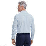 PERFORMANCE COMFORT BUTTON-DOWN SHIRT - PLACID BLUE