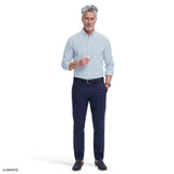 PERFORMANCE COMFORT BUTTON-DOWN SHIRT - PLACID BLUE
