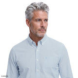 PERFORMANCE COMFORT BUTTON-DOWN SHIRT - PLACID BLUE
