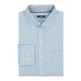 PERFORMANCE COMFORT BUTTON-DOWN SHIRT - PLACID BLUE