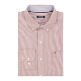 PERFORMANCE COMFORT BUTTON-DOWN SHIRT - ZINFANDEL