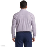 BIG & TALL PERFORMANCE COMFORT PLAID BUTTON-DOWN SHIRT - AMARANTH PURPLE