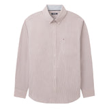 BIG & TALL PERFORMANCE COMFORT BUTTON-DOWN SHIRT - ZINFANDEL