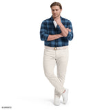 BIG & TALL STRATTON FLANNEL BUTTON-DOWN SHIRT - TRUE NAVY