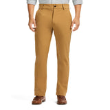 TRAVELER FLAT FRONT CHINO - COGNAC HTHR