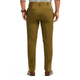 TRAVELER FLAT FRONT CHINO - DARK OLIVE HTR