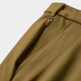 TRAVELER FLAT FRONT CHINO - DARK OLIVE HTR