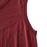 FINE GAUGE V-NECK SWEATER VEST - ZINFANDEL